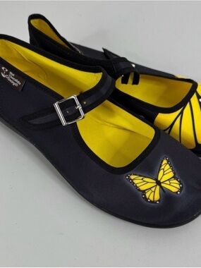 Hot Chocolate Design Chocolaticas Butterfly Mary Jane Flats Size 6 / EU 36